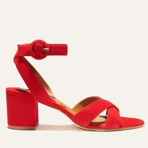 Margaux City Sandal - Poppy (Red) - Size 41W